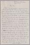 Letter: [Handwritten Letter from Rosa Anspach to Daniel W. Kempner, August 7,…