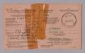 Postcard: [Return Receipt Card for Harris Leon Kempner, December 12, 1953]