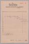 Primary view of [Invoice for Butter Rechauds, January 7, 1953]