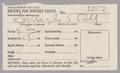 Primary view of [Receipt for Insured Parcel, Number 12972]