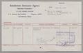 Text: [Invoice for Insurance for D. W. Kempner, July 1954]