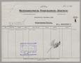 Primary view of [Invoice for Insurance for Mr. D. W. Kempner, April 1954]