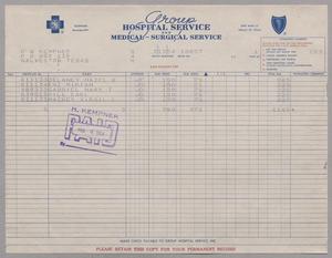 [Invoice from Group Hospital Service, Inc., February 1954]