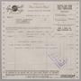 Primary view of [Invoice for American King Alfred Daffodils, September 29, 1954]