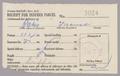 Primary view of [Receipt for Insured Parcel, December 6, 1954]