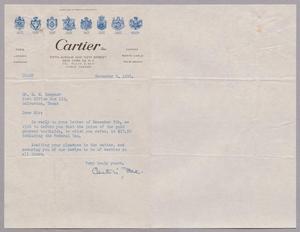 [Letter from Carier, Inc. to Daniel W. Kempner, December 8, 1955]