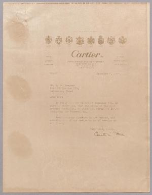 [Letter from Carier, Inc. to Daniel W. Kempner, December 8, 1955, Copy]