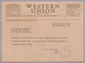 Letter: [Telegram from D. W. Kempner to Bruce Webster, December 24, 1954]