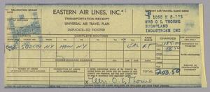 [Receipt for Ticket, May 1954]