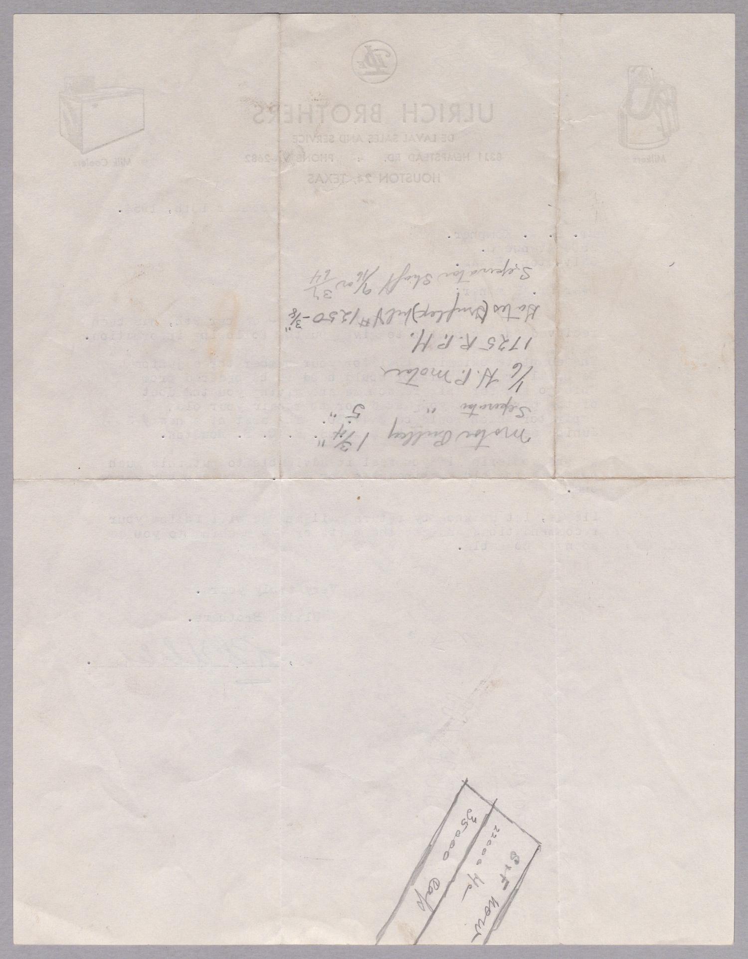 [Letter from R. S. Ulrich to D. W. Kempner, December 10, 1954]
                                                
                                                    [Sequence #]: 2 of 2
                                                