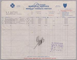[Invoice from Group Hospital Service, Inc., November 1955]