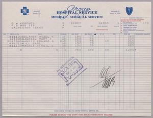 [Invoice from Group Hospital Service, Inc., June 1955]