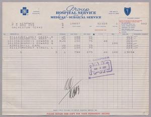 [Invoice from Group Hospital Service, Inc., May 1955]