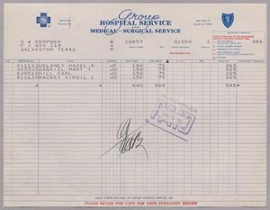 [Invoice from Group Hospital Service, Inc., March 1955]