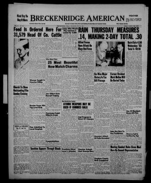 Breckenridge American (Breckenridge, Tex.), Vol. 33, No. 162, Ed. 1 Thursday, July 16, 1953