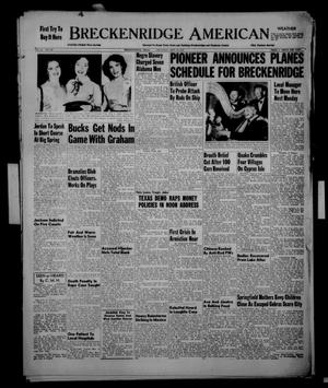 Breckenridge American (Breckenridge, Tex.), Vol. 33, No. 201, Ed. 1 Thursday, September 10, 1953