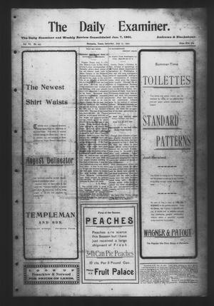 The Daily Examiner. (Navasota, Tex.), Vol. 6, No. 243, Ed. 1 Saturday, July 13, 1901