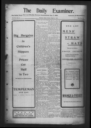 The Daily Examiner. (Navasota, Tex.), Vol. 6, No. 270, Ed. 1 Tuesday, August 13, 1901