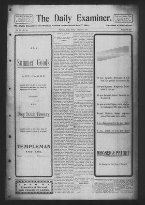 The Daily Examiner. (Navasota, Tex.), Vol. 6, No. 279, Ed. 1 Friday, August 23, 1901