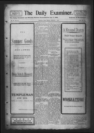 The Daily Examiner. (Navasota, Tex.), Vol. 6, No. 216, Ed. 1 Monday, September 2, 1901