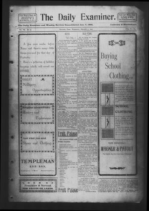 The Daily Examiner. (Navasota, Tex.), Vol. 7, No. 52, Ed. 1 Wednesday, December 4, 1901
