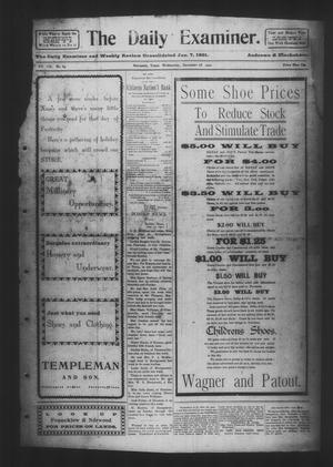 The Daily Examiner. (Navasota, Tex.), Vol. 7, No. 64, Ed. 1 Wednesday, December 18, 1901