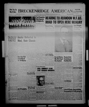 Primary view of object titled 'Breckenridge American (Breckenridge, Tex.), Vol. 33, No. 236, Ed. 1 Sunday, November 1, 1953'.