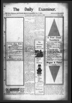 The Daily Examiner. (Navasota, Tex.), Vol. 7, No. 278, Ed. 1 Wednesday, September 3, 1902