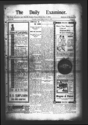 The Daily Examiner. (Navasota, Tex.), Vol. 8, No. 3, Ed. 1 Friday, October 17, 1902
