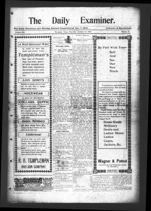 The Daily Examiner. (Navasota, Tex.), Vol. 8, No. 8, Ed. 1 Thursday, October 23, 1902