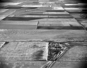 Primary view of object titled '[Aerial Photograph of Deaf Smith County in Winter]'.