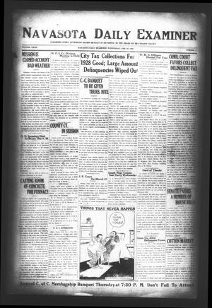 Navasota Daily Examiner (Navasota, Tex.), Vol. 32, No. 9, Ed. 1 Wednesday, February 20, 1929