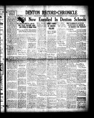 Denton Record-Chronicle (Denton, Tex.), Vol. 29, No. 36, Ed. 1 Wednesday, September 25, 1929