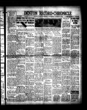 Denton Record-Chronicle (Denton, Tex.), Vol. 29, No. 54, Ed. 1 Wednesday, October 16, 1929
