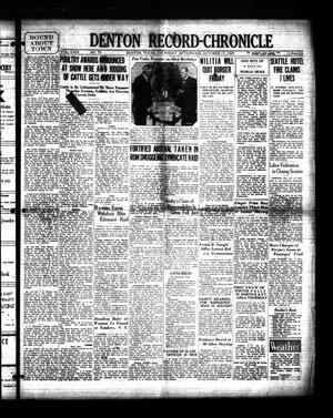 Denton Record-Chronicle (Denton, Tex.), Vol. 29, No. 55, Ed. 1 Thursday, October 17, 1929