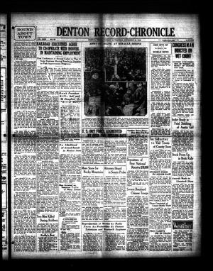 Denton Record-Chronicle (Denton, Tex.), Vol. 29, No. 83, Ed. 1 Tuesday, November 19, 1929