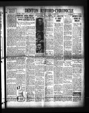 Denton Record-Chronicle (Denton, Tex.), Vol. 29, No. 96, Ed. 1 Wednesday, December 4, 1929