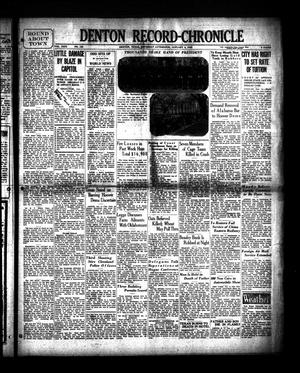 Denton Record-Chronicle (Denton, Tex.), Vol. 29, No. 123, Ed. 1 Saturday, January 4, 1930