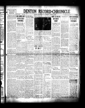 Denton Record-Chronicle (Denton, Tex.), Vol. 29, No. 132, Ed. 1 Wednesday, January 15, 1930