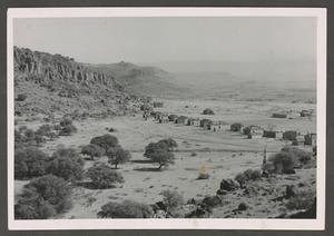 Primary view of object titled '[Portion of Hospital Canyon and the Old Officer's Line]'.