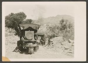 Primary view of object titled '[Caterpillar Tractor In Pinto Valley]'.