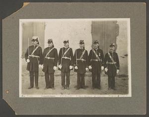 Primary view of object titled '[Oddfellows in Full Regalia]'.