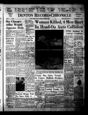 Denton Record-Chronicle (Denton, Tex.), Vol. 50, No. 63, Ed. 1 Sunday, October 26, 1952