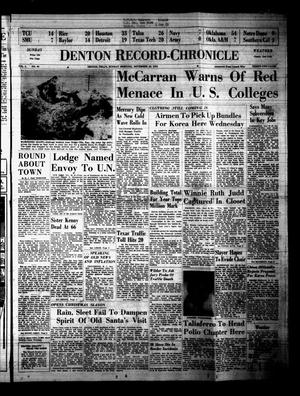 Denton Record-Chronicle (Denton, Tex.), Vol. 50, No. 93, Ed. 1 Sunday, November 30, 1952