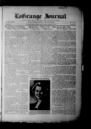 La Grange Journal (La Grange, Tex.), Vol. 58, No. 49, Ed. 1 Thursday, December 9, 1937
