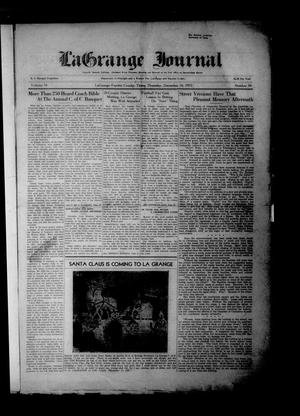 Primary view of object titled 'La Grange Journal (La Grange, Tex.), Vol. 58, No. 50, Ed. 1 Thursday, December 16, 1937'.