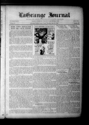 La Grange Journal (La Grange, Tex.), Vol. 59, No. 24, Ed. 1 Thursday, June 16, 1938