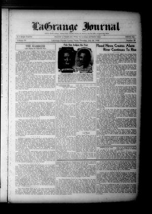 Primary view of object titled 'La Grange Journal (La Grange, Tex.), Vol. 59, No. 30, Ed. 1 Thursday, July 28, 1938'.