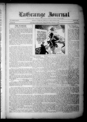 La Grange Journal (La Grange, Tex.), Vol. 60, No. 6, Ed. 1 Thursday, February 9, 1939