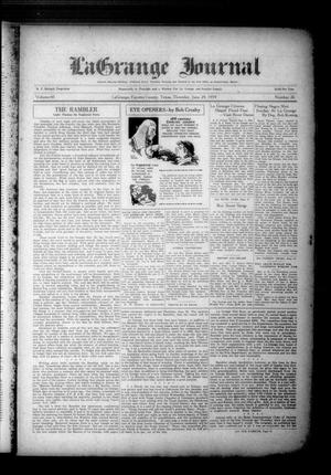 La Grange Journal (La Grange, Tex.), Vol. 60, No. 26, Ed. 1 Thursday, June 29, 1939